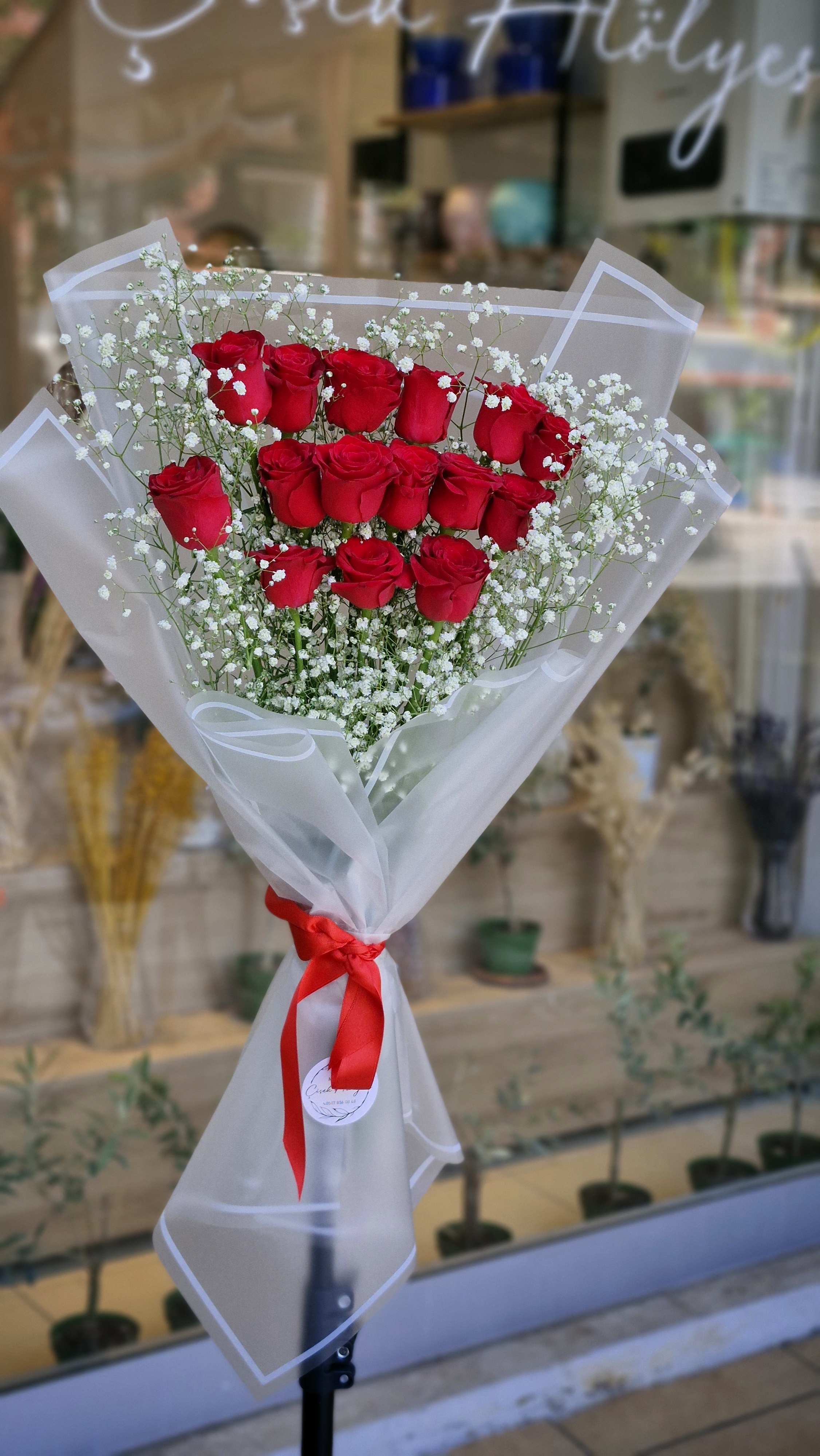 15'li Kırmızı Gül Buketi